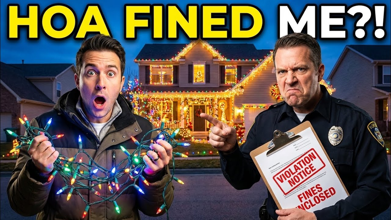 HOA Says “Take Down Your Lights!” But Homeowner Says It’s Discrimination