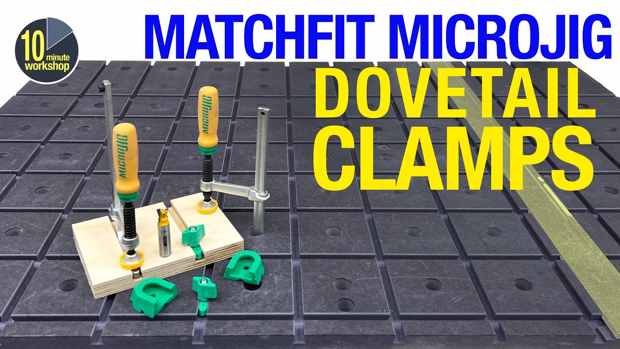 Matchfit Microjig Dovetail Clamps [**Gifted/Ad] [video 499]