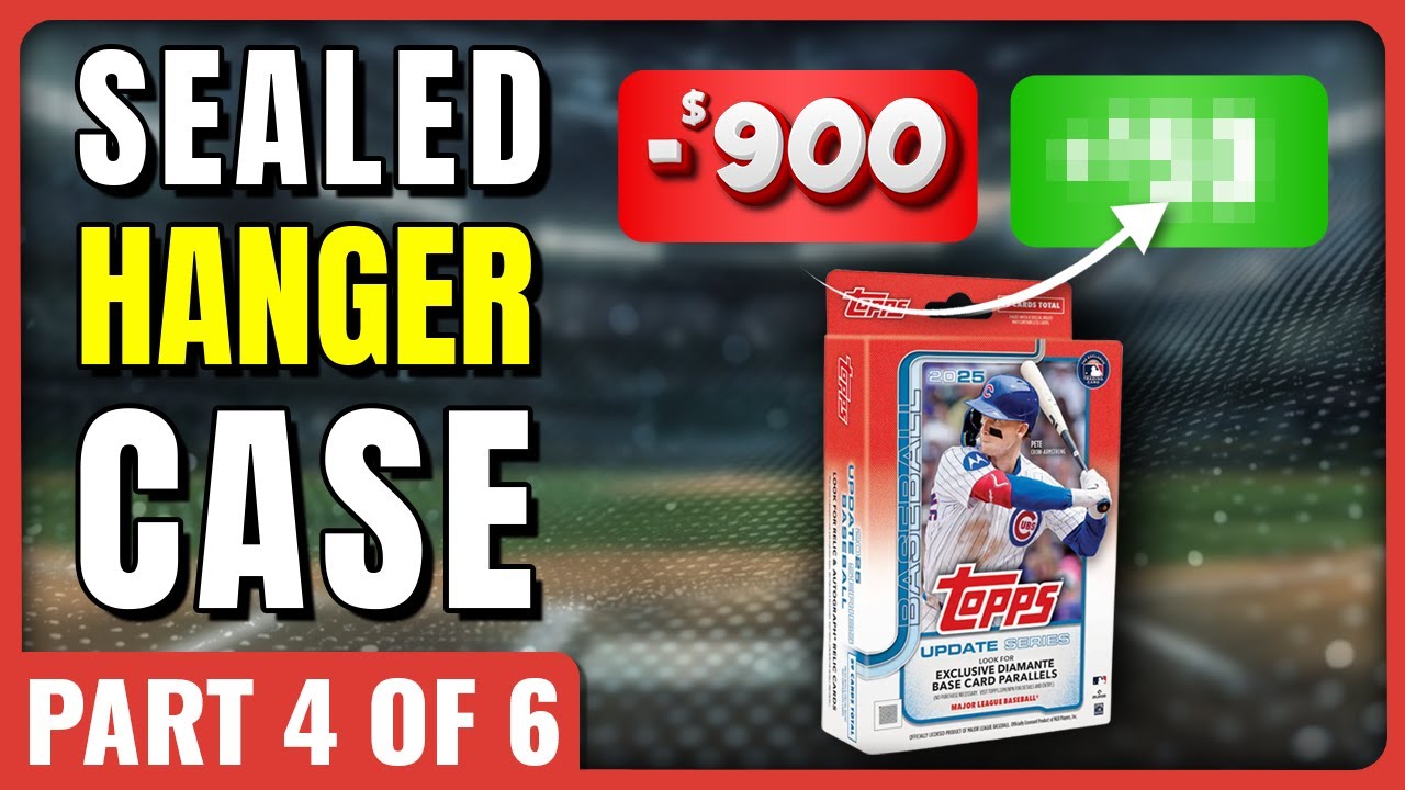AWESOME AUTO!!🚨 FULL CASE PROFIT CHALLENGE🚨 2025 TOPPS UPDATE HANGER CASE - PART 4 OF 6