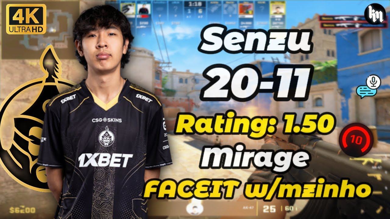 Senzu (20-11) w/mzinho (mirage) | FACEIT EU avg 3028 Elo | Nov 25, 2025 | CS2 POV/DEMO