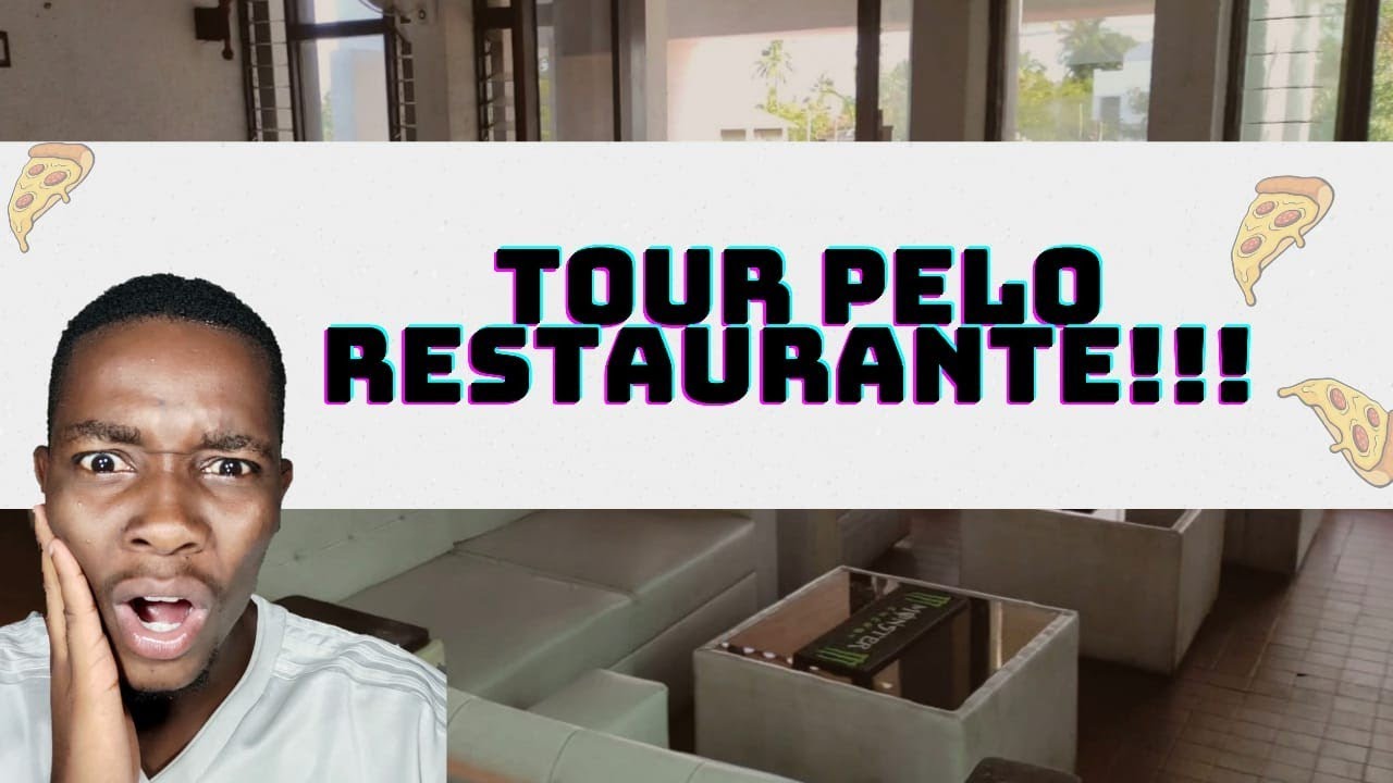 Tour pelo Restaurante em Quelimane.