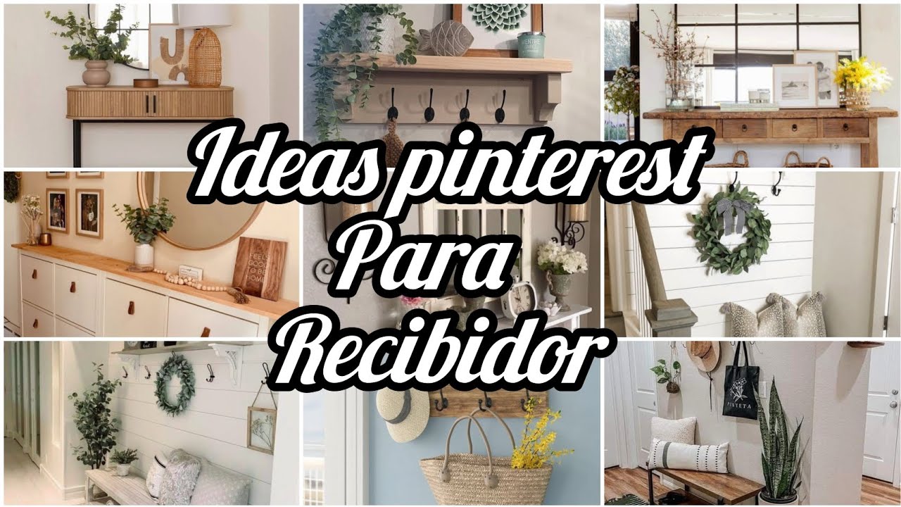 ideas pinterest para recibidor #hogar #decoracion #decoration #diy