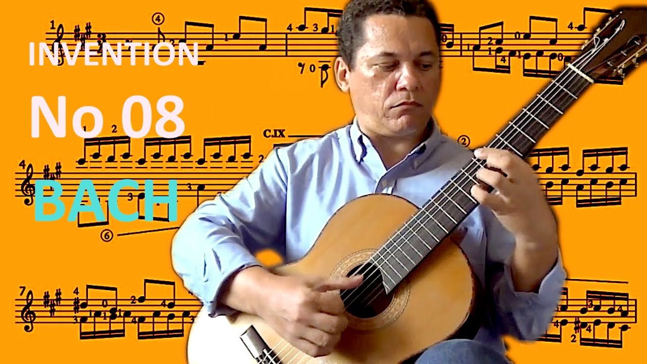 J. S. BACH - Two-Part Invention #8, BWV 779 for Classical Guitar by Erisvaldo Borges