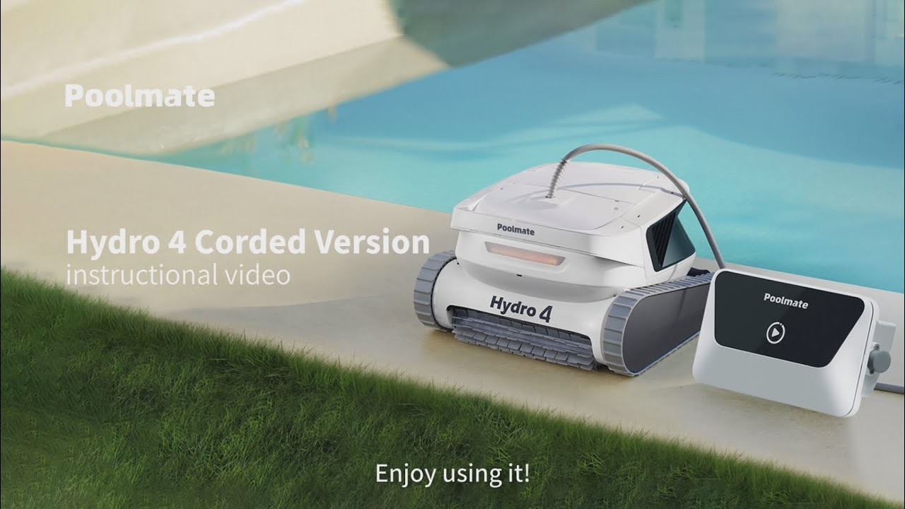Hydro 4 Corded Version Tutorial Video | Poolmate Robot Pool Cleaner