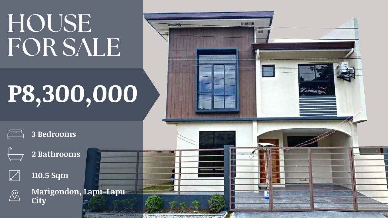3 Bedroom House and Lot for Sale in Pacific Grand Villas, Marigondon, Lapu-Lapu City, Cebu