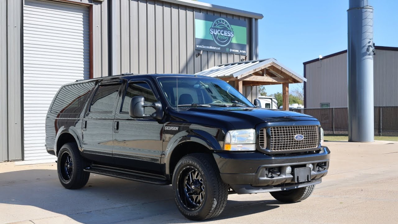 ТРУДНО НАЙТИ Ford Excursion EDDIE BAUER 7.3L Powerstroke Diesel 2003 года выпуска, полный привод*...