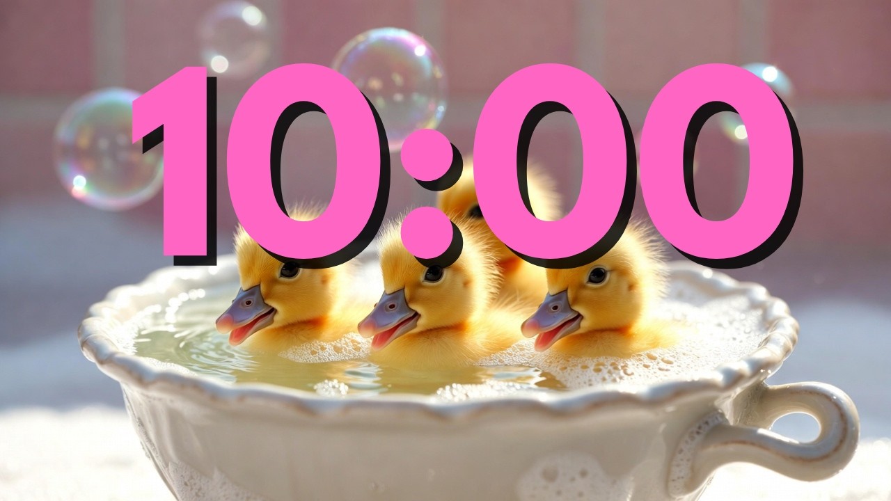 10 Minute Timer 🚀 Focus Countdown for Tasks & Cleaning