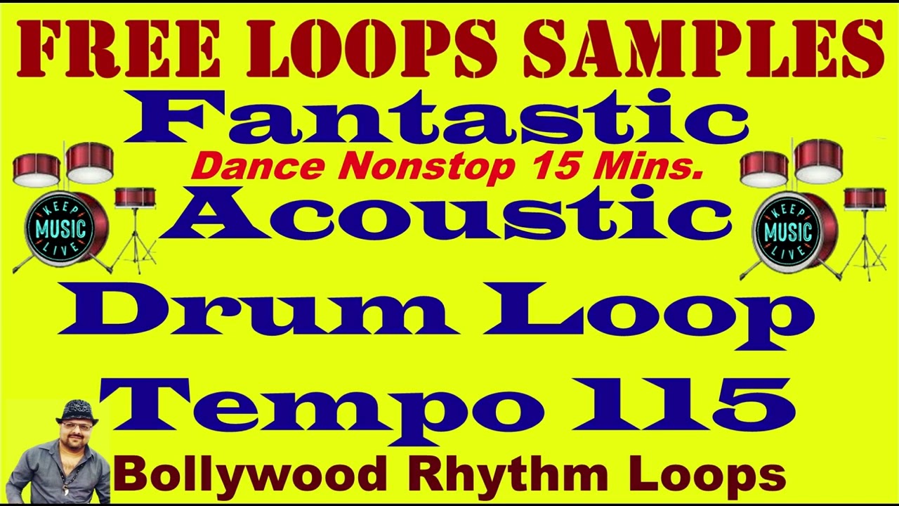 Fantastic Acoustic Drum Nonstop Dance Loop Tempo 115 | By Parag | Subscribe & Support |