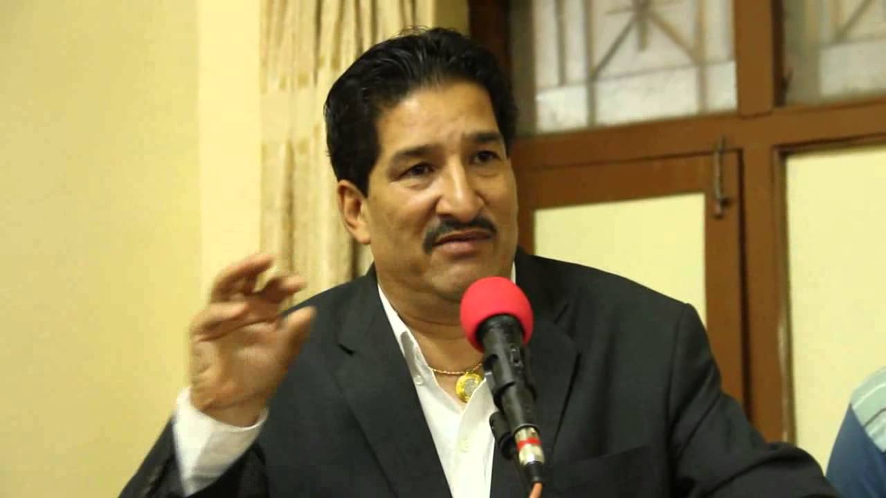 ANFA President Ganesh Thapa Speaking In The Prize Hand Over Program By GoalNepal com