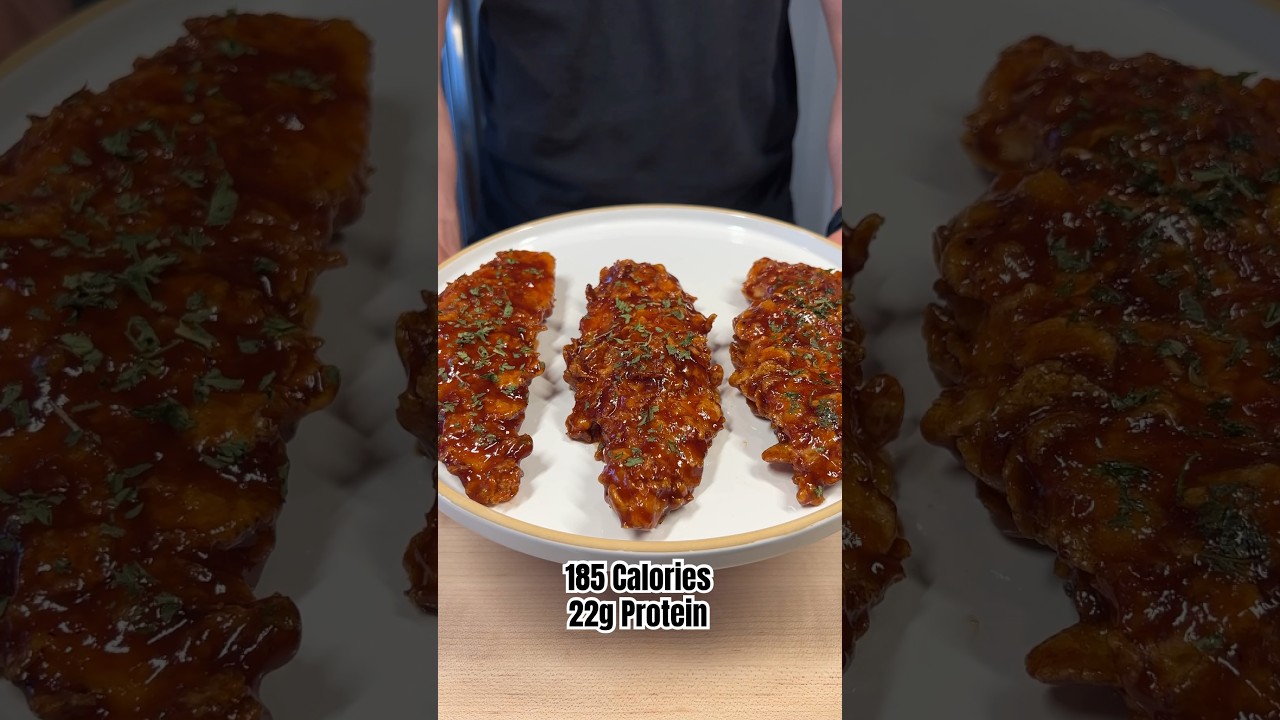 Honey BBQ Chicken Tenders #fitness #recipe #food #easyrecipe
