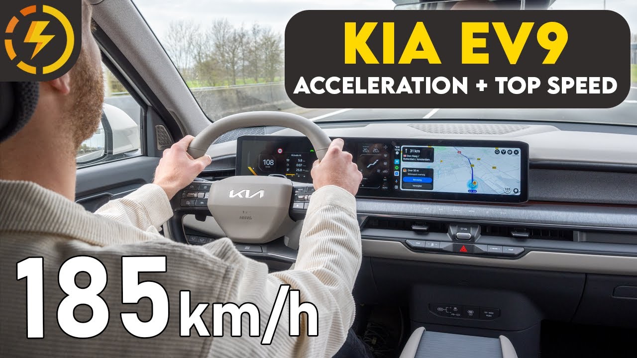 Kia EV9 Acceleration and Top Speed (Range) | Variable Top Speed?