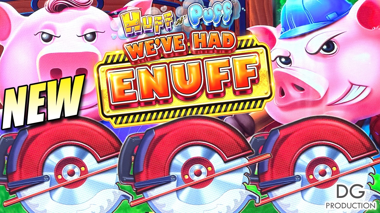 🚨НОВЫЙ🚨OMG HUFF N' MORE PUFF У НАС БЫЛО ENUFF ESTATE MANSION ИГРОВОЙ АВТОМАТ КАЗИНО БОЛЬШОЙ ВЫИГР...