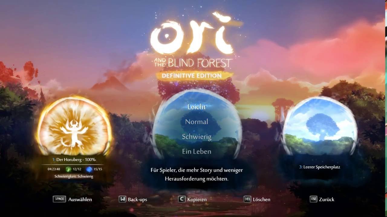 Ori & Blind Forest: Definitive Edition - Ein Leben / One Life - 