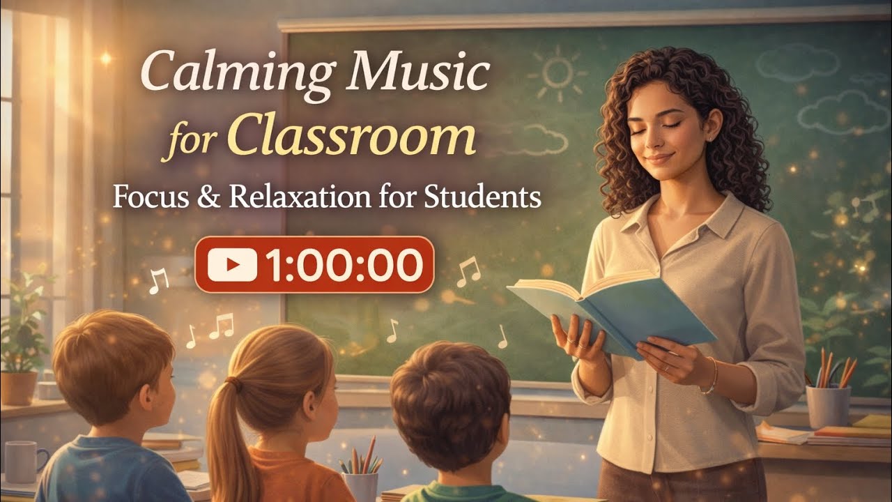 15 Minutes Calming Classroom Music 🎧 | Improve Focus, Reduce Stress & Enhance Learning