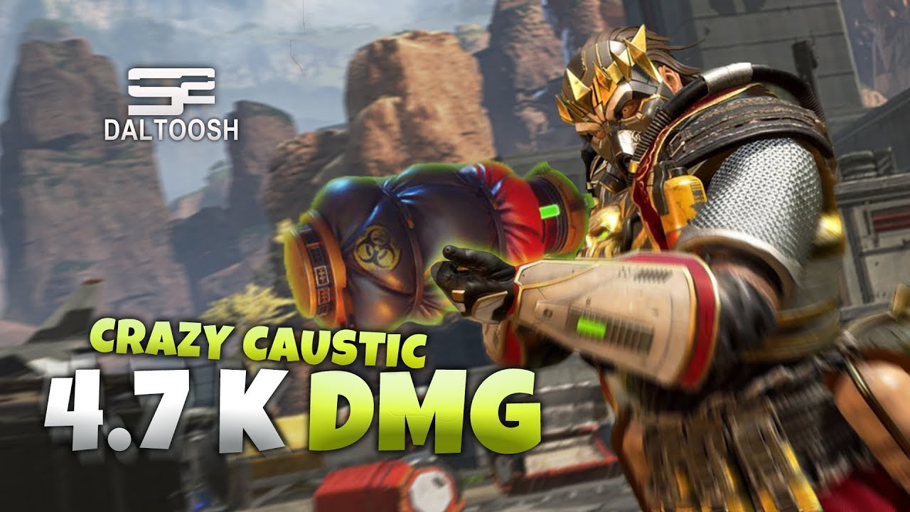 SoaR Daltoosh - Crazy Caustic 4K Game on Apex Legends