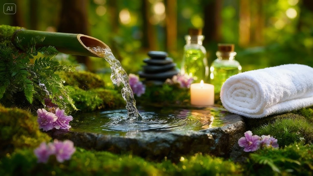 Healing Relaxing Music 🌿 Water Sounds for Anxiety Relief & Deep Sleep