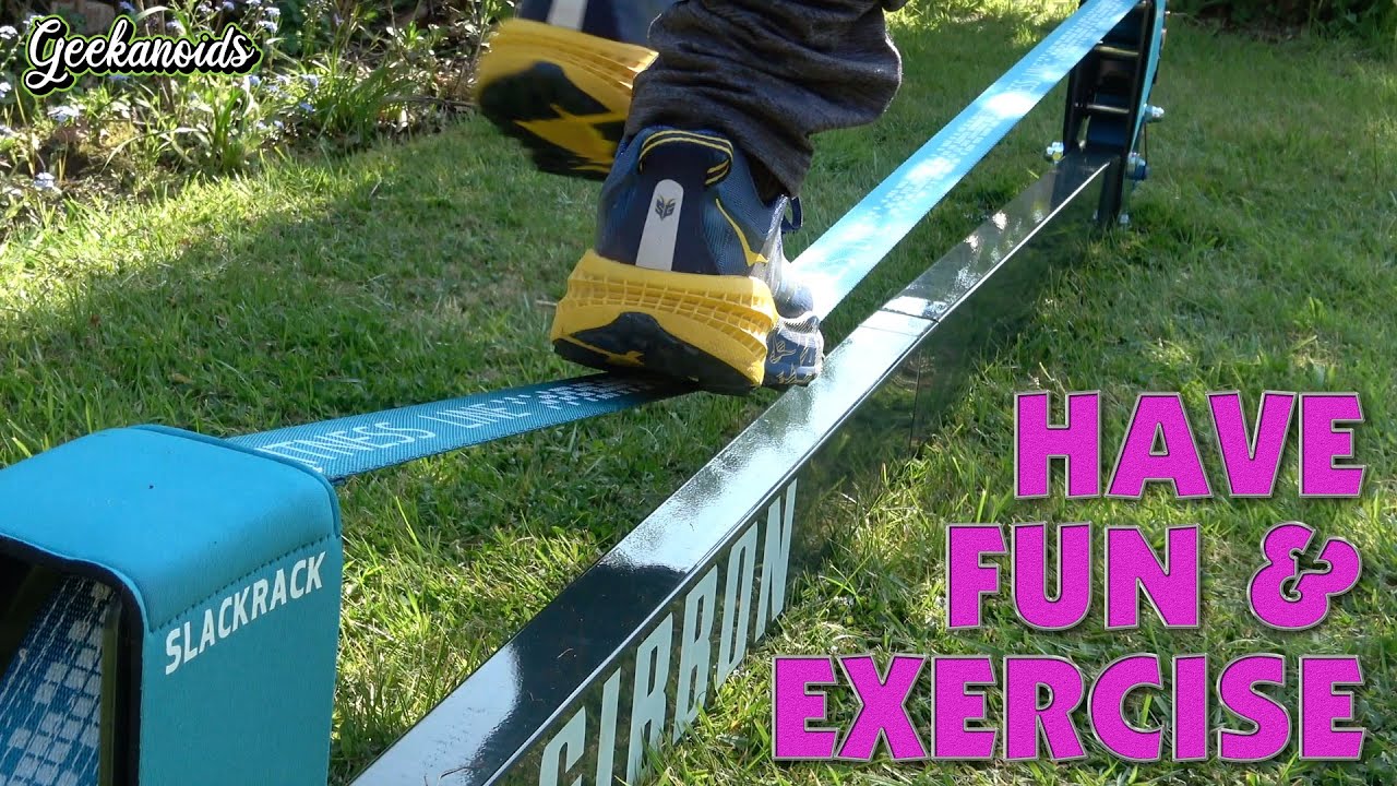 Gibbon Slacklines Slackrack - Fun and Fitness for all the Family