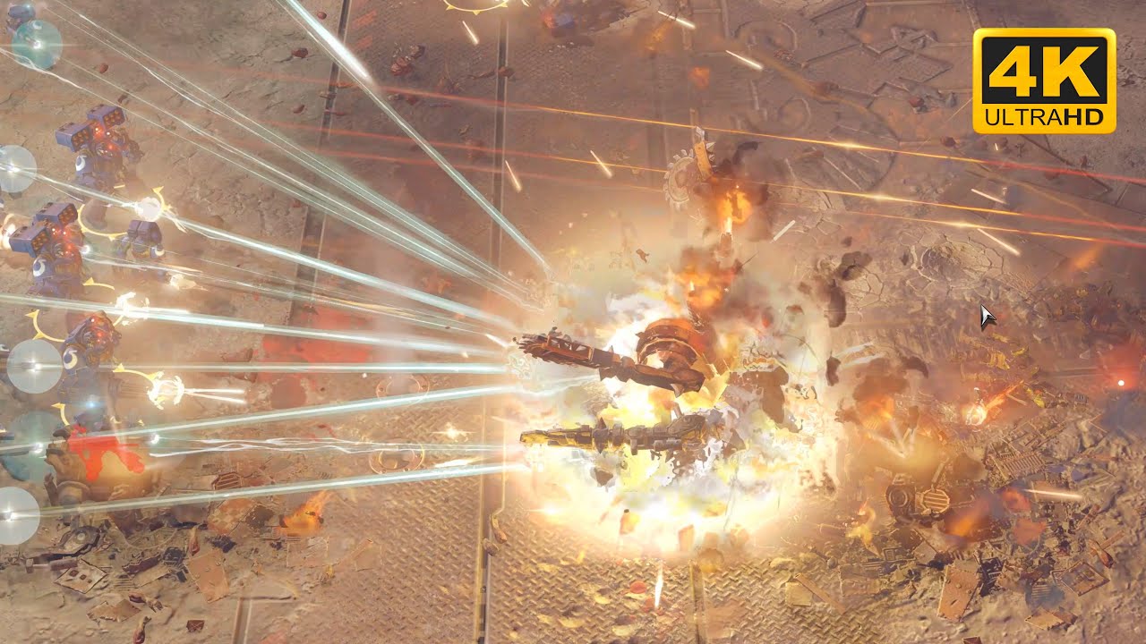 MASSIVE BATTLE! Orks vs Space Marines - Direct Strike Mod - Cinematic Video - Dawn Of War 3