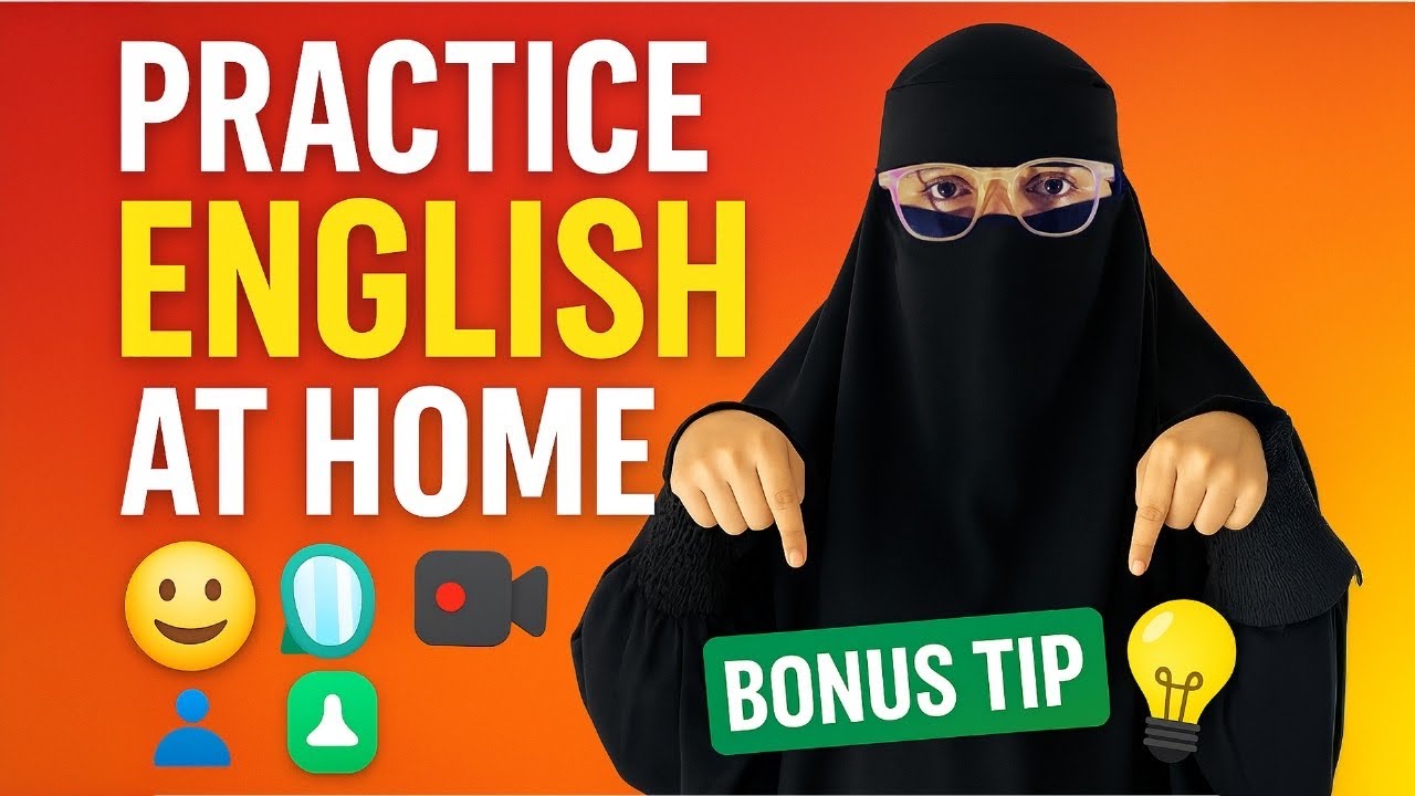 ❇️How to Practice English Speaking at Home (No Partner Needed!) | Anam Pasha