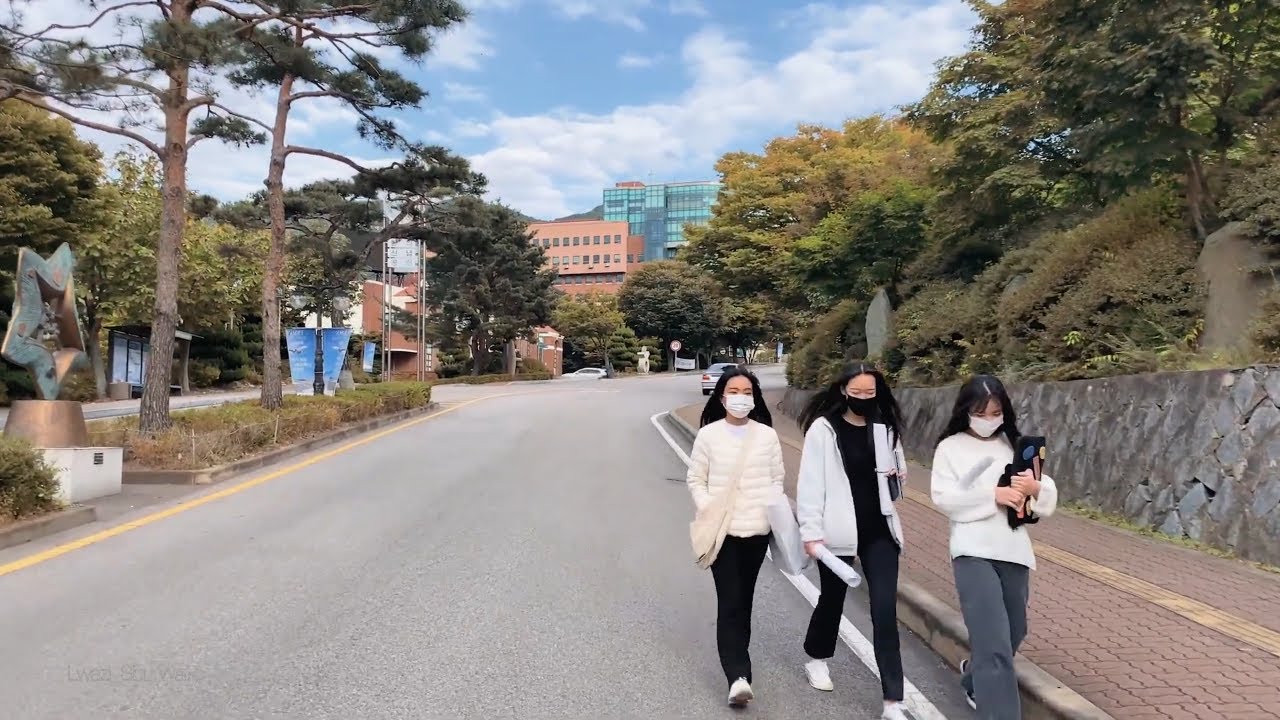 Korea Walk -  Hanseo University Campus Walking Tour