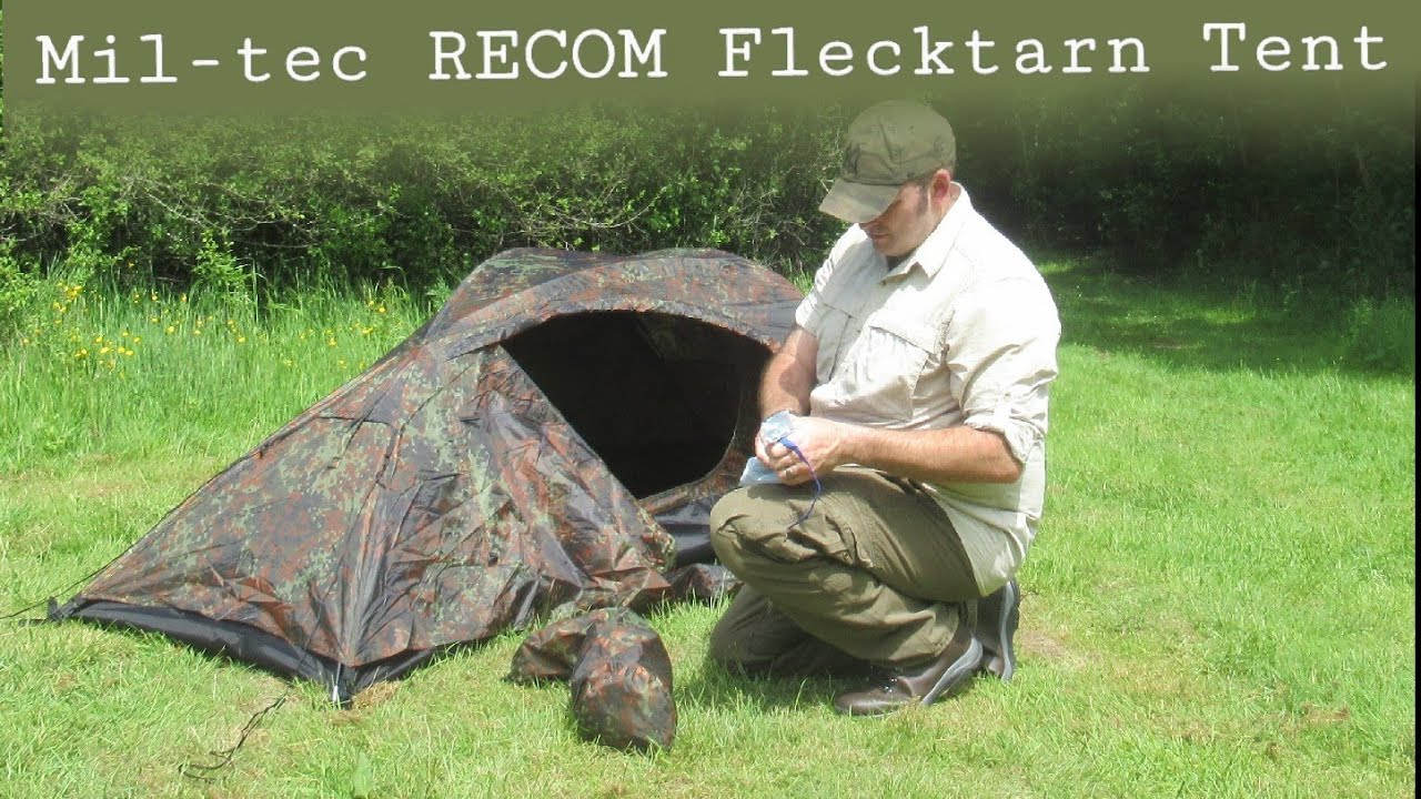 Mil-Tec RECOM Flecktarn Tent