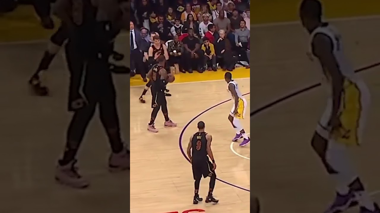 LeBron James using 100% IQ level 🔥💯💯 #Short #NBA #basketball #USA #japan #India