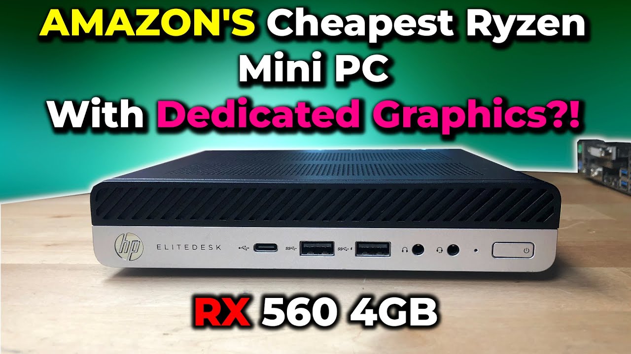 Amazon's Cheapest Mini PC With Full Graphics Card? | HP Elite Desk Mini RX 560 4GB Upgrade