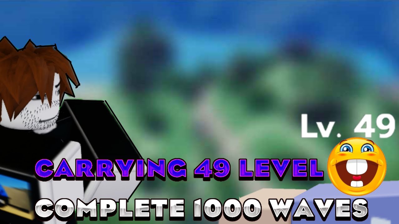Carrying 49 lvl To Complete 1000 waves (Goofy Tower Defense)