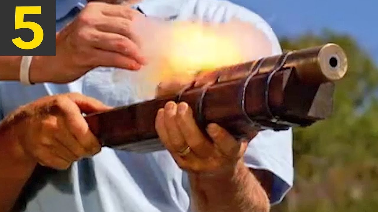 Handheld Cannon?! Top 5 Weird Ancient Weapons