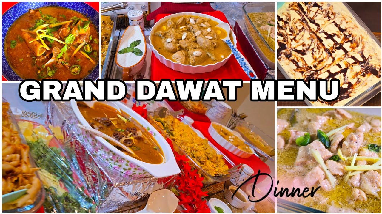 How I arrange big dawat alone / Dawat dinner menu ideas / Dawat ho to aisi #dawatideas #dawatmenu 