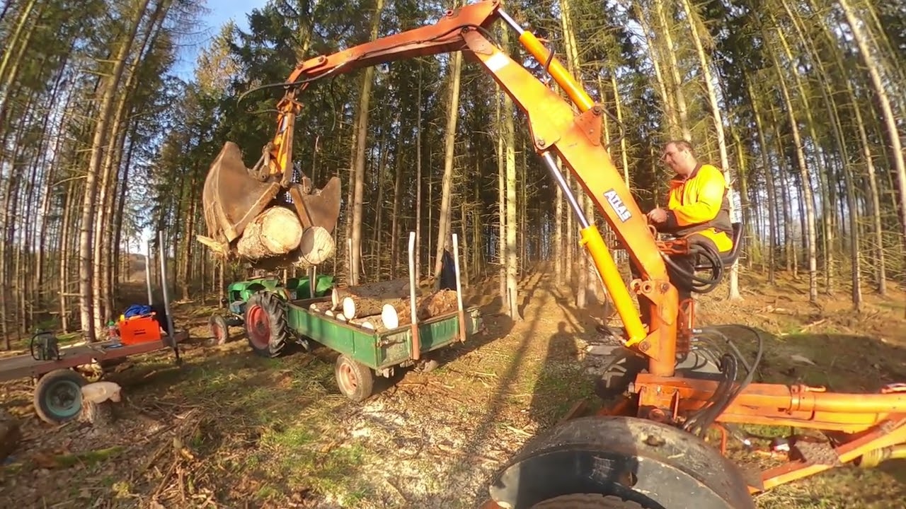 HofVlog:25 Der Atlasbagger kommt in Einsatz