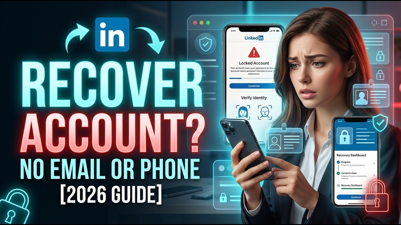 How to Recover LinkedIn Account Without Email And Phone Number [2026 Full Guide]
