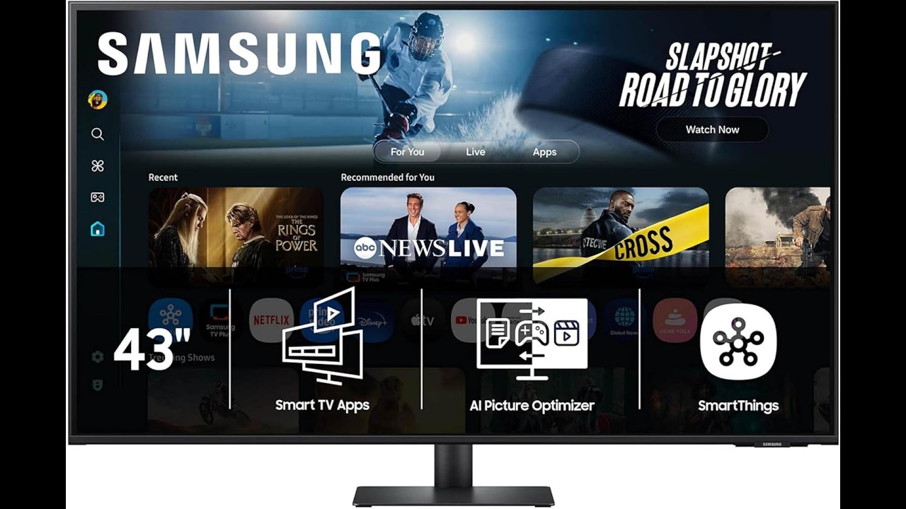Review: Samsung 43” M7 Smart Monitor 4K – Vision AI, Gaming Hub & Smart TV Apps!