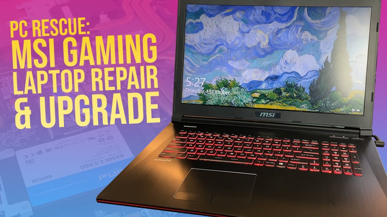 Игровой ноутбук RESCUE (MSI GE72VR Apache Pro Restoration)