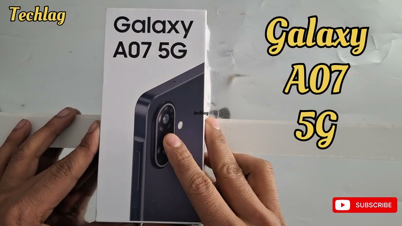 Samsung Galaxy A07 5G Unboxing & First Look-6 Gen OS, 6000mAh Battery, One UI 8..
