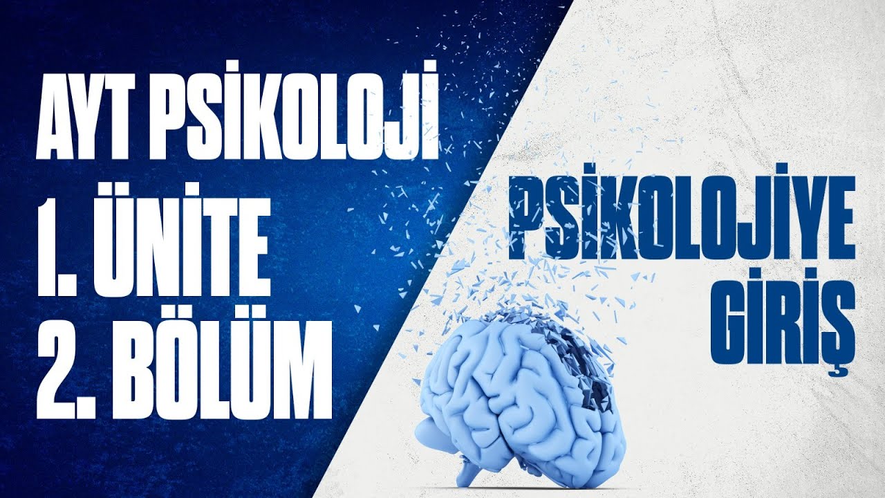 AYT PSİKOLOJİ 1.ÜNİTE PSİKOLOJİNİN ALT DALLARI PSİKOLOJİDE YÖNTEM VE TEKNİKLER