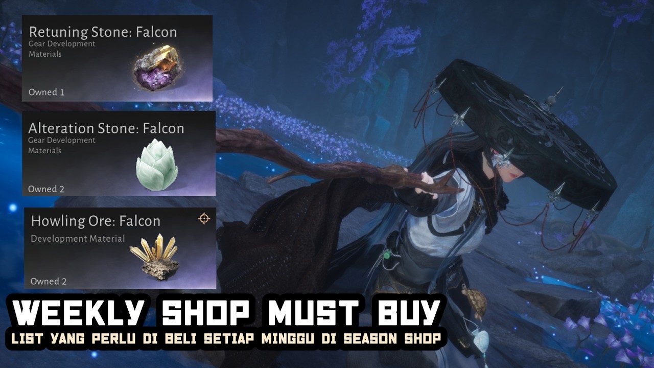 BARANG PENTING YANG PERLU DI BELI DI SHOP WHERE WINDS MEET INDONESIA