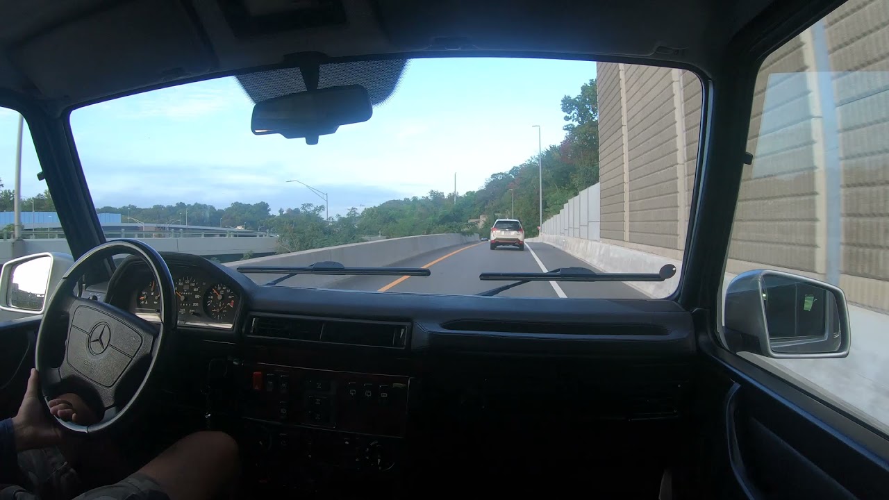 Short driving video '95 G320 long wheel base