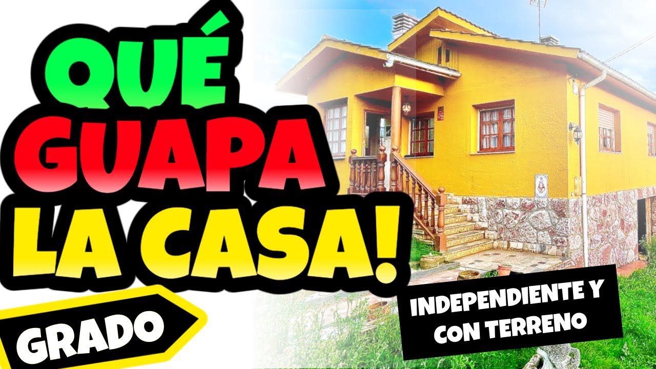 VENDIDA | 93.000€ | GRADO, Asturias | Una casa ENCANTADORA, independiente, LISTA P/ ENTRAR