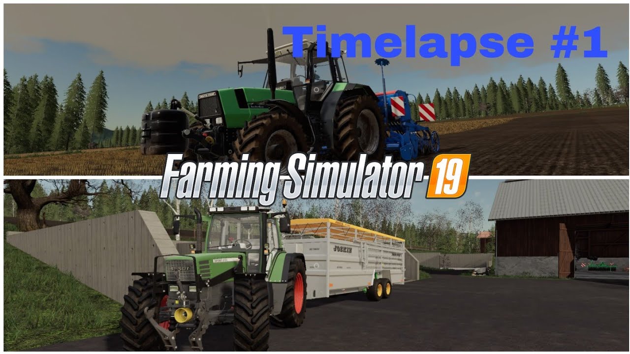 Ls19 Timelapse #1 Geiselsberg Seasons: Willkommen in Geiselsberg, hier wartet Arbeit🚜🔧🌱(PS4)