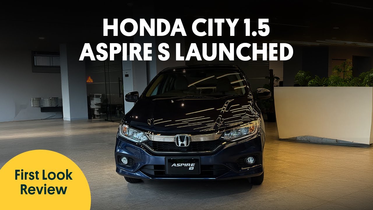 Honda City 1.5 Aspire S Launched in Pakistan | Features & Price