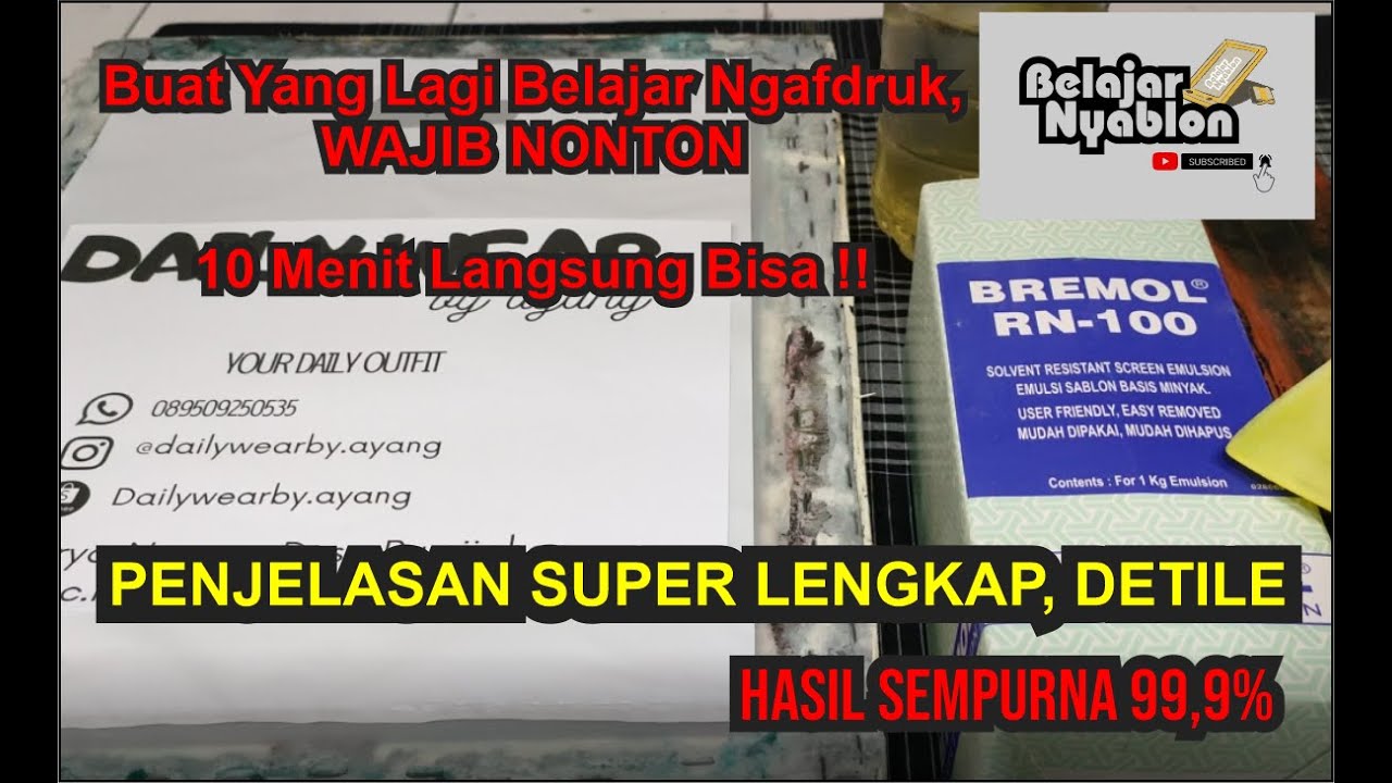 SUPER LENGKAP TUTORIAL BELAJAR NGAFDRUK DARI AWAL SAMPAI AHIR (DIJAMIN LANGSUNG BISA 99,9 %)