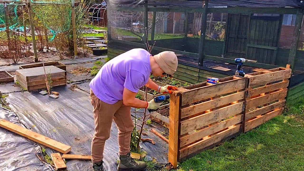 Создаём забор из поддонов на участке! — Alfie's Agriculture