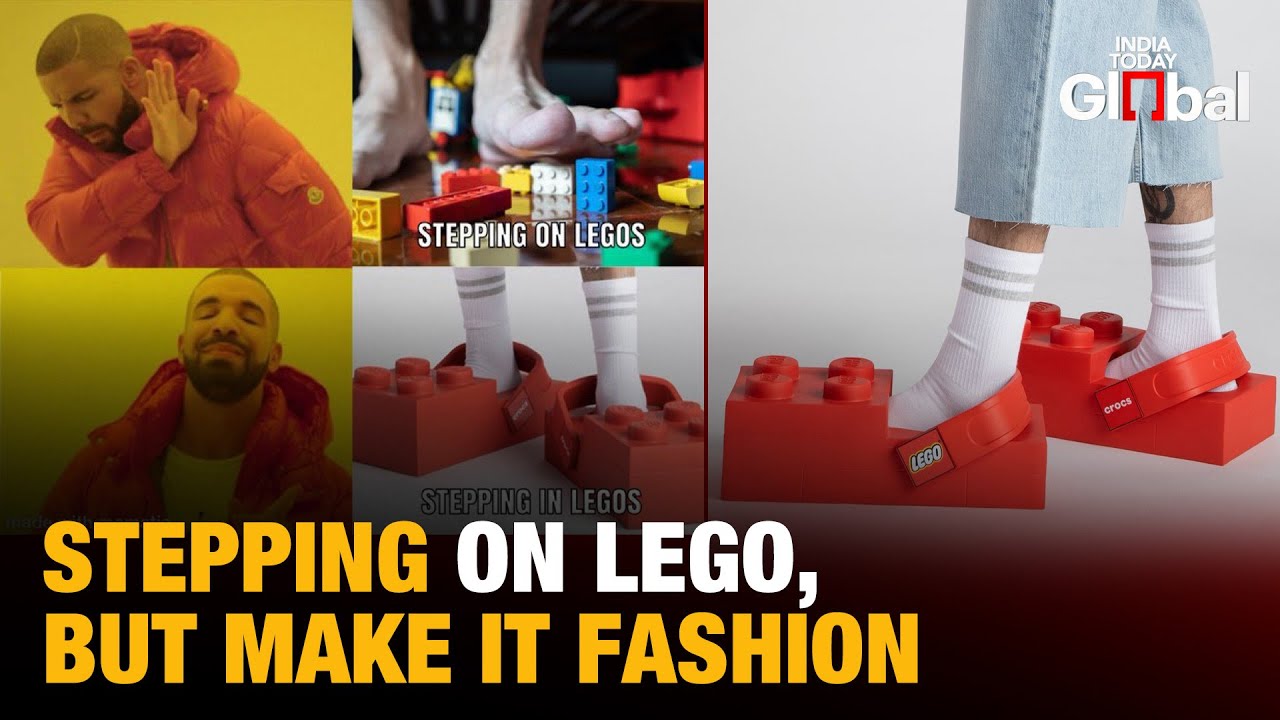 Crocs x LEGO Brick Clogs Go Viral, Internet Divided Over $150 ‘Not for Walking’ Shoes