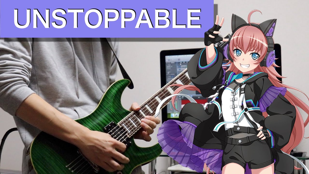 RAISE A SUILEN 「UNSTOPPABLE」 ギター 弾いてみた 【RAS】 Guitar cover 【Bang Dream!/バンドリ！】