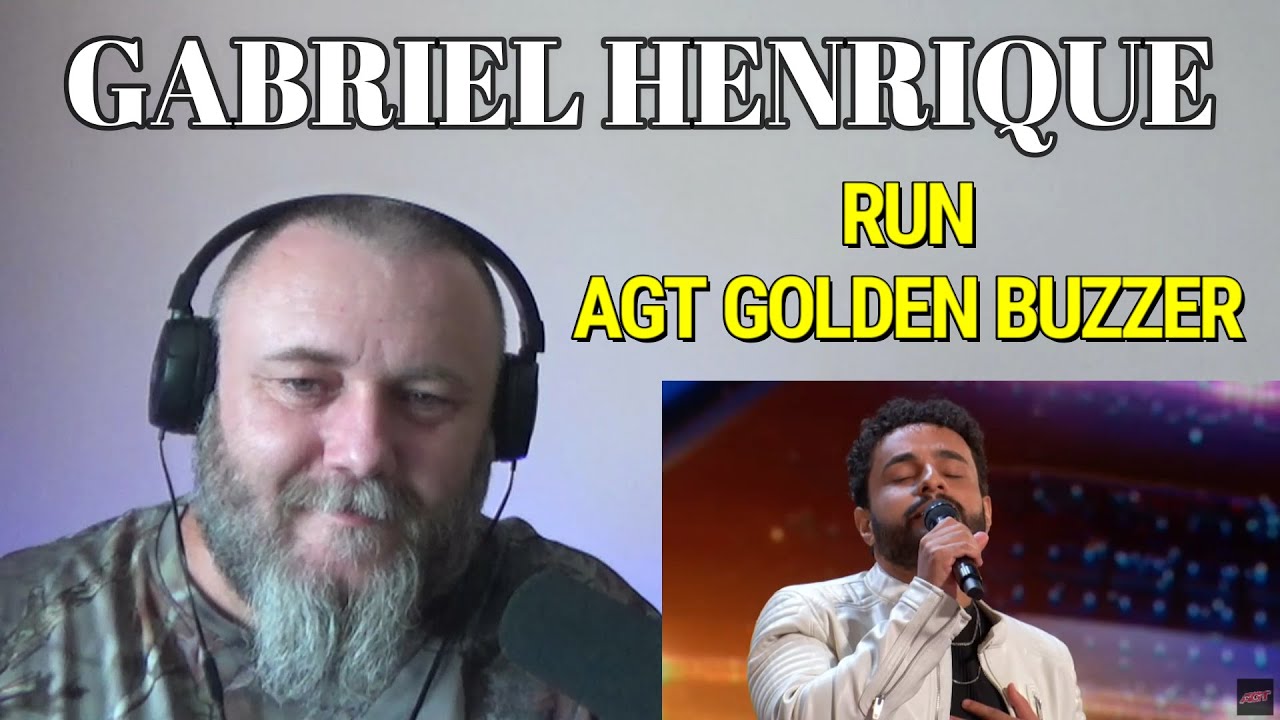 GABRIEL HENRIQUE - RUN [WHITNEY HOUSTON Cover] AMERICA'S GOT TALENT 2023 GOLDEN BUZZER (REACTION)