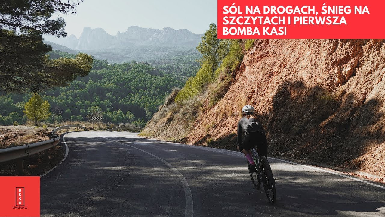 Sól na drogach, śnieg w górach i pierwsza bomba Kasi,  czyli jedziemy na kawę do Beniardy