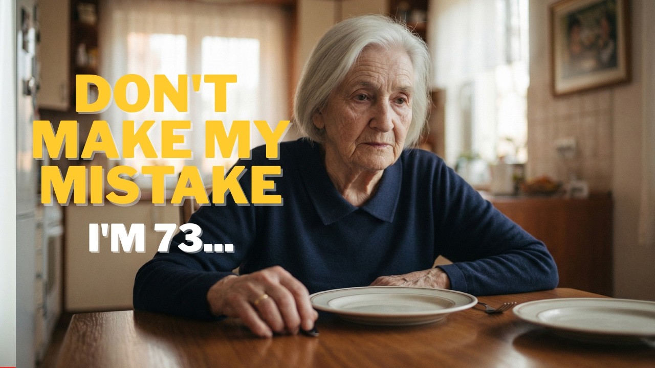 I’m 73 and I still set the table for two. Don’t make my mistake. #shorts