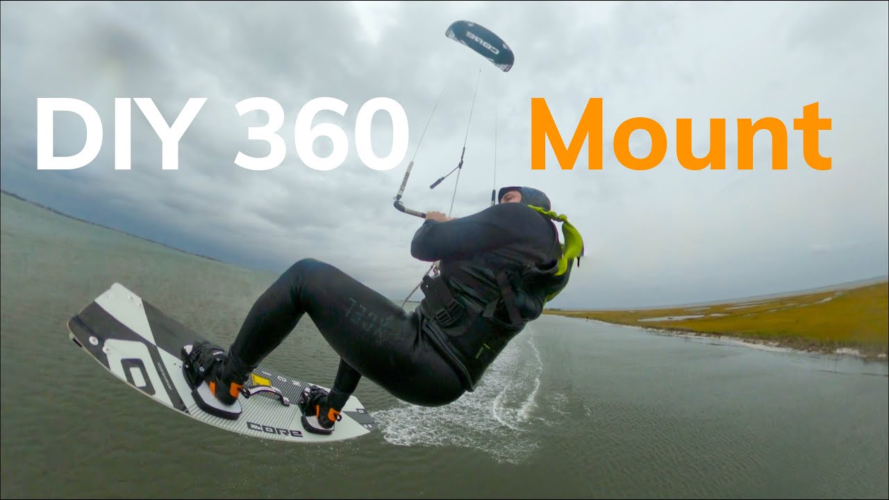 DIY 360 Cam Kitesurf Vest Mount - gopro and insta 360