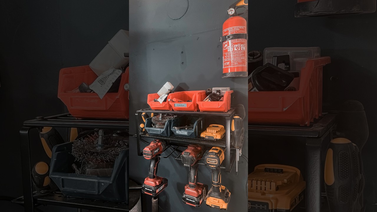 Organizing my drill and bits station 